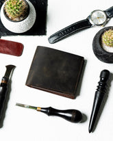 Levi Wallet – Crazy Horse Dark Edition - Ceylon Leather Crafts